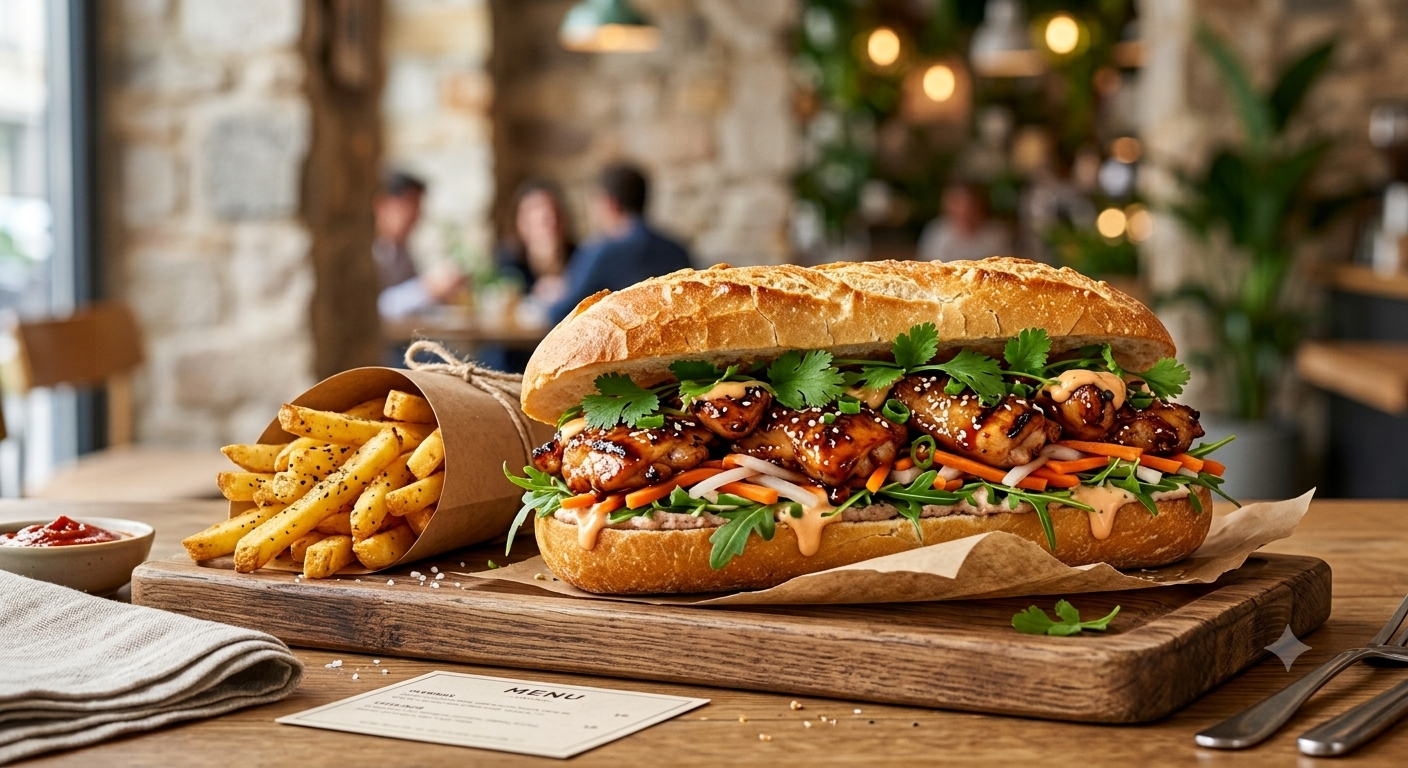 Sandwich Banh Mi Shalom Corée