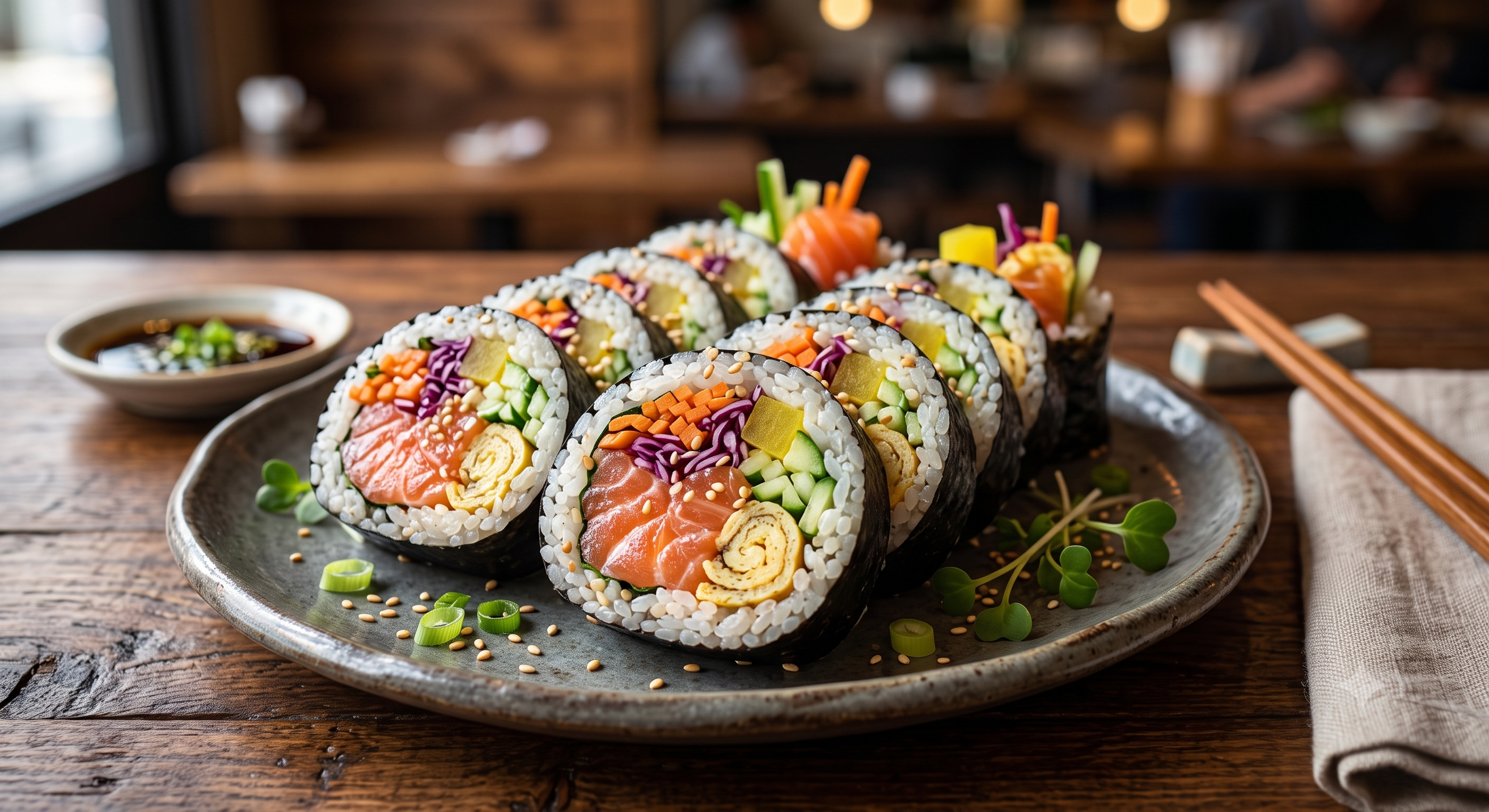Kimbap Saumon Shalom Corée